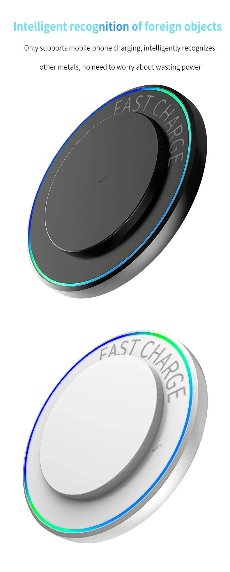 Portable Mini Desktop Wireless Charger Stand Pad For iPhone 17 16 15 14 13 12 Pro Max Samsung S25 Xiaomi Fast Charging Station