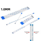10PCS FPC FFC Ribbon Flexible Flat Cable 6 Pin Pitch 0.5MM 1.0MM AWM 20624 80C 60V Length 6/10/15/20/25/30/40 CM Forward Reverse