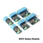 ESP8266 ESP-01 WiFi Relay 1 2 4 Way Channel 5V 12V Things Smart Home Remote Control Switch ESP01 Wireless Module Phone APP