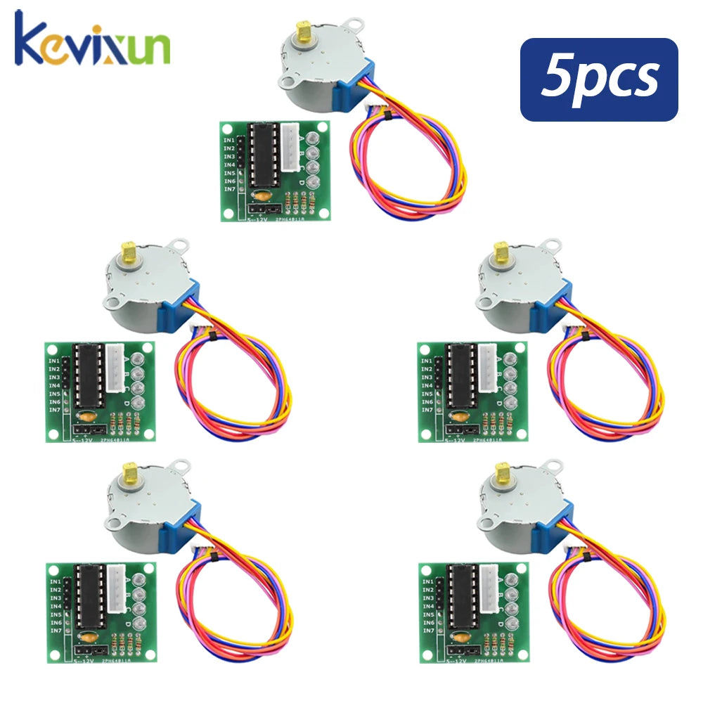 ULB2003 Module 5V DC Stepper Motor Driver Board for 8BYJ-48 28BYJ-48 4-Phase DIY Robot Projects with ULN2003 PIC MCU Control