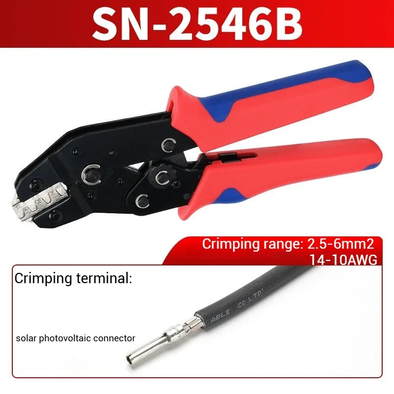 SN-68B Wire Crimping Tool for XH2.54/DuPont2.54/2.8/4.8/6.3/ Non-Insulated/Ferrule Terminals Ratcheting Crimper SN-58B