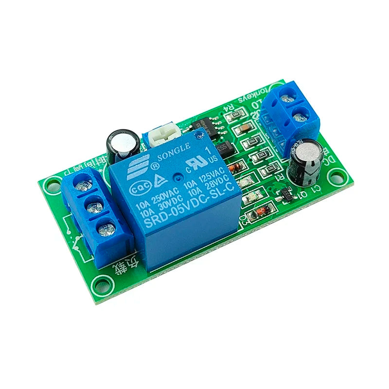 NE555 Time Delay Relay Module Adjustable DC5V/12V/24V 5s/60s/240s Turn off Switch Module for Electronics