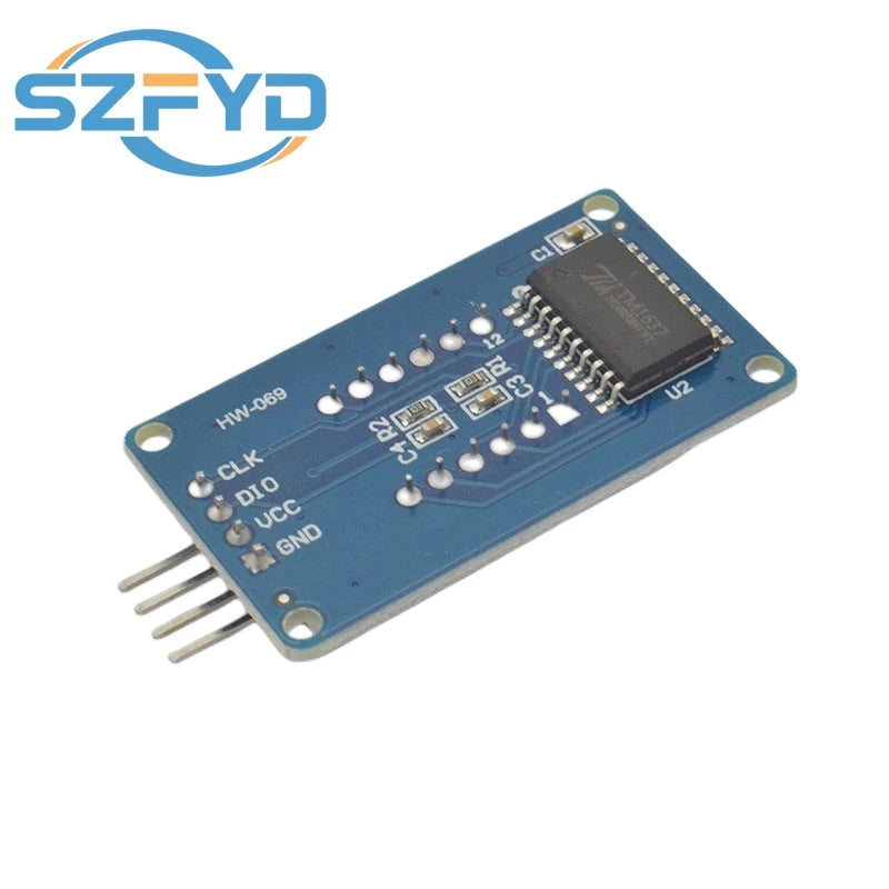 TM1637 LED Display Module 4 Digit 7 Segment 0.36 Inch Red Common Anode Digital Tube for Arduino