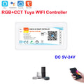 DC5-24V Tuya Wifi Wireless LED Controller Support iOs Android APP Alexa Google Voice Control for DIM CCT RGB RGBW RGBCCT Strip