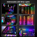 5-24V 3 Pin RGB Connector 1 To 1 2 3 4 5 3pin Wire Splitter Extension Cable for Computer Fan Motherboard AURA RGB LED Tape Light