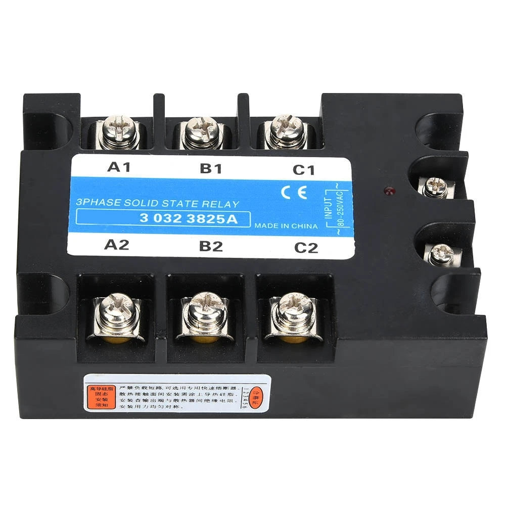 Three Phase Solid State Relay 80-250VAC Input SSR3 AC AC Electrical Equipment for CNC Machinery BERM-3 032