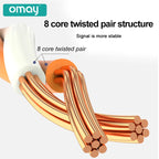 CAT7 Ethernet Cable Flat Lan 0.2m 0.3m RJ45 Network Cable Shield Lan Cable UTP Flat for Patch Panel RJ45 for Modem Router