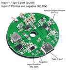 5V/9V/12V 9V-30V 20W High Power Wireless Fast Charger Transmitter Module Type-C Fast Charging Circuit Board for Mobile Phone