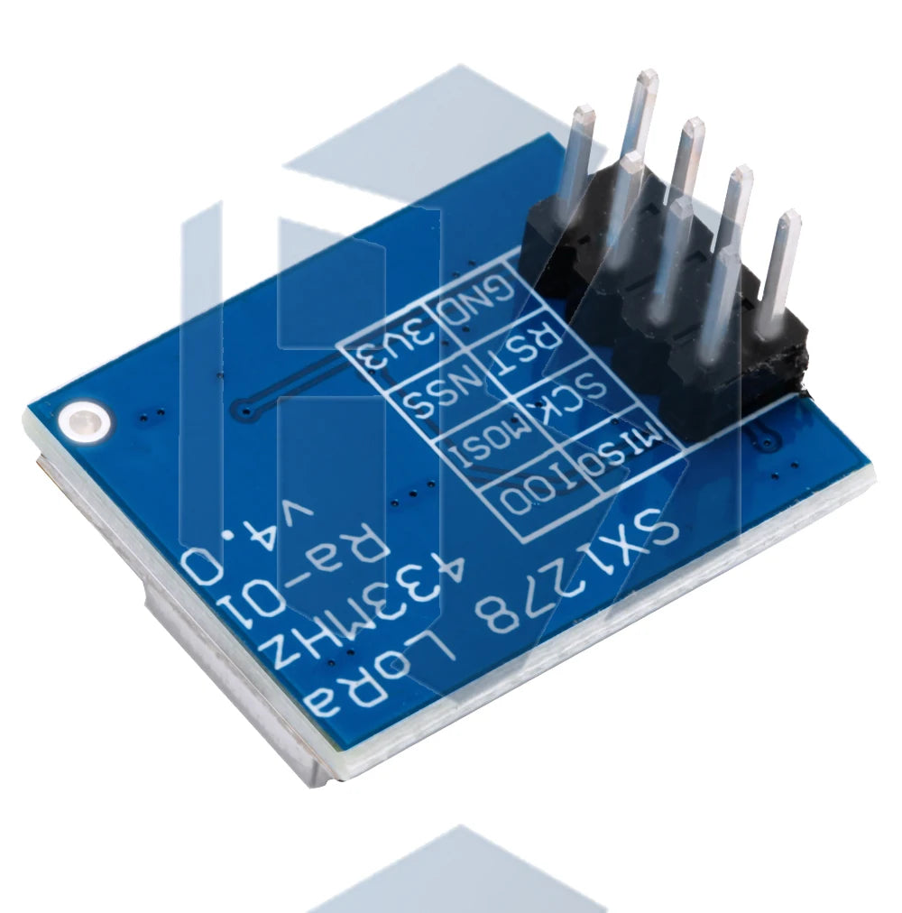 LoRa SX1278 RA-01/RA-02 Spread Spectrum Wireless Module, 433 MHz Wireless Serial Port, SPI Interface with Antenna, Designed