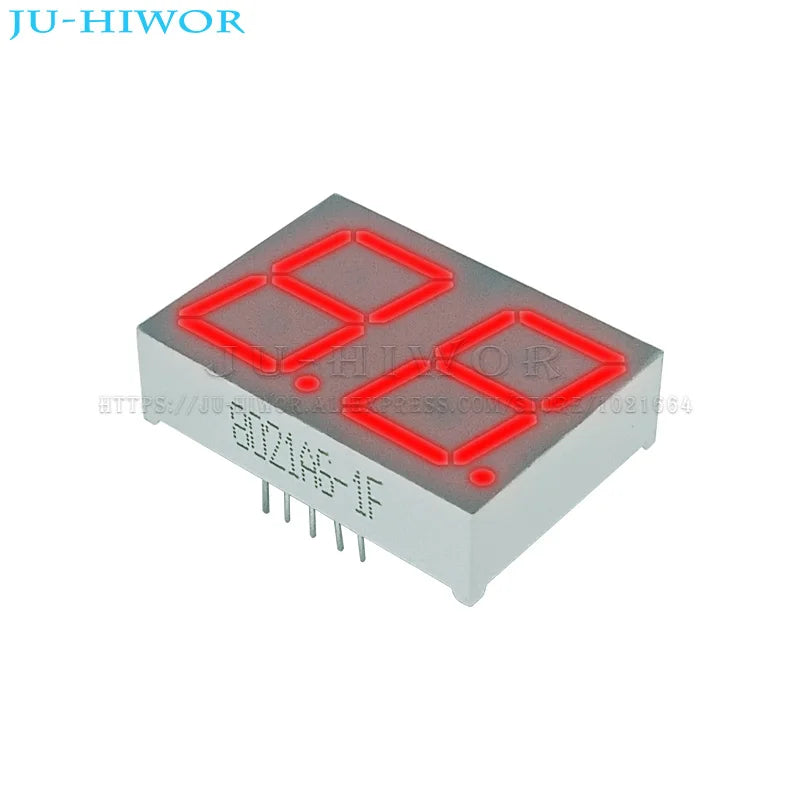 5pcs 0.8 inch 10Pins C-C 8021AS C-A 8021BS  2 Digits Bits 7 Segment Red LED Digital Display Digitron Common Anode Cathode