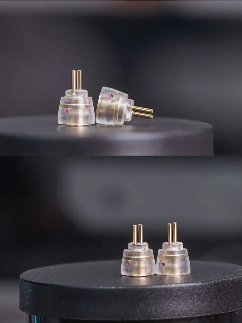 FiiO LC-78A MMCX Female To 0.78mm 2 Pin Male Earphone Switching Plug Low Delay Customize Earphone Adapter for FH11 FD11 FH3 Gift