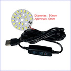 1PCS DC5V Dimming Light Switch Of 2 Meters With LED Chips 5730 SMD LED Lamp 1W 2W 3W 4W 5W 10W LED Light Beads White Warm White