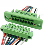 5/10Set 15EDGWC Pitch 3.81mm 2P/3P/4P/5P/6P/8P/9P Pluggable Terminal Block Connector JM15EDGKM 3.81mm Pitch