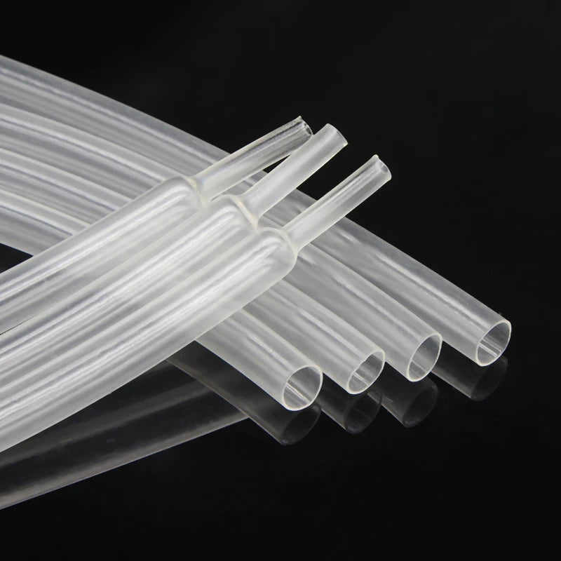 1~20m 3:1 Heat Shrink Tubing With Glue Transparent 1.6~ 50mm Double Wall Adhensive Lined Wire Polyolefin Cable Sleeve Waterproof