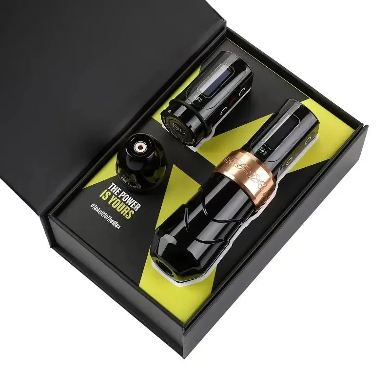 For FK Iron Flux Max New Style Popular Professional Wireless Rotary Tatoo Machine Pen 3.5mm,4.0mm,Stroke Art Home