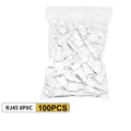 50/100Pcs RJ45 Cable Connector Plug Cover Ethernet Network Cable Connector Plugs Strain Relief Boots - Plastic
