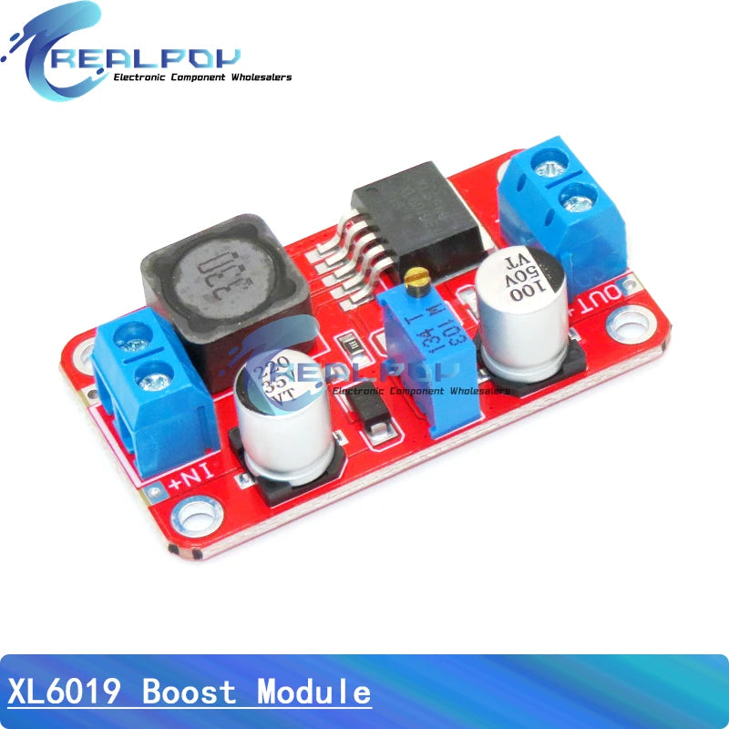 XL6009 XL6019 4A Boost Converter Step Up Adjustable 15W 5-32V to 5-50V DC-DC Power Supply Module High Performance Low Ripple