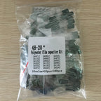 180/620PCS 100V Polyester capacitor combination kit 2A102J~2A822J Set of capacitors set 31/10values Polyester Film Capacitor