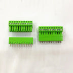 5pairs of plug-in terminal blocks 15EDG-3.81mm with a spacing of 3.5mm green Phoenix connector PCB solder board connector