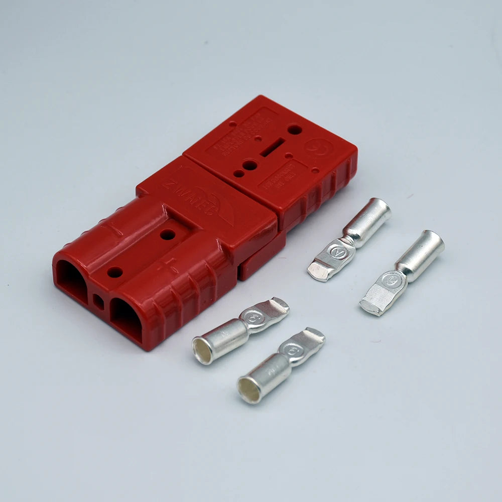 2PCS  50A 120A 175A 350A 600V Plug Cable Terminal Battery Power Connector Kit Quick Plug Battery Charging Connector
