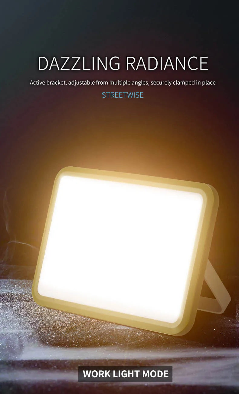 Outdoor Camping Light Super Bright Camping Floodlight Magnetic Rechargeable Led Work Light