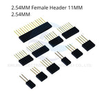 10pcs 1X2/3/4/6/8/10/15 Pin 2.54MM Stackable Long Legs Femal Header For Arduino Shield Stlxy