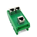 RJ45 8P8C vertical breakout board RJ45 feamle to 2 x RJ45