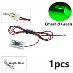 DIY 0.8mm Pin 1x1 1x2 1x4 Length 50cm SMD LED 2835  Remote Control Building Block Flash Lamp City Street Light Bricks