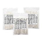660pcs 200pcs 720pcs 4000pcs  1% 5% 0402 0603 0805 1206 1210 2512 smd resistor kit assorted kit 10k 100k 1k 1r 100r 220r 1% 5%