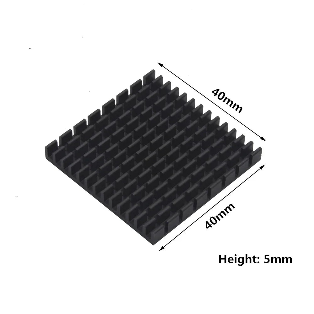 Aluminum Heatsink Radiator Heat sink Cooler for Electronic Chip Cooling With Thermal Conductive Tape