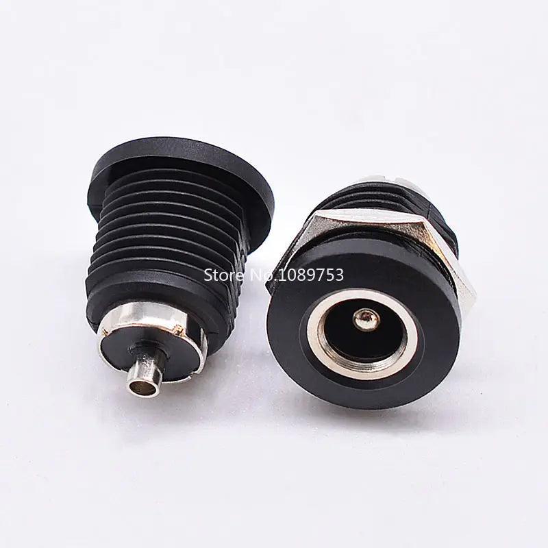 5/10Pcs DC Power Jack 5.5x2.5mm / 5.5x2.1mm Female Panel Mount Socket Connector, Large Current Charging Port for Electronics