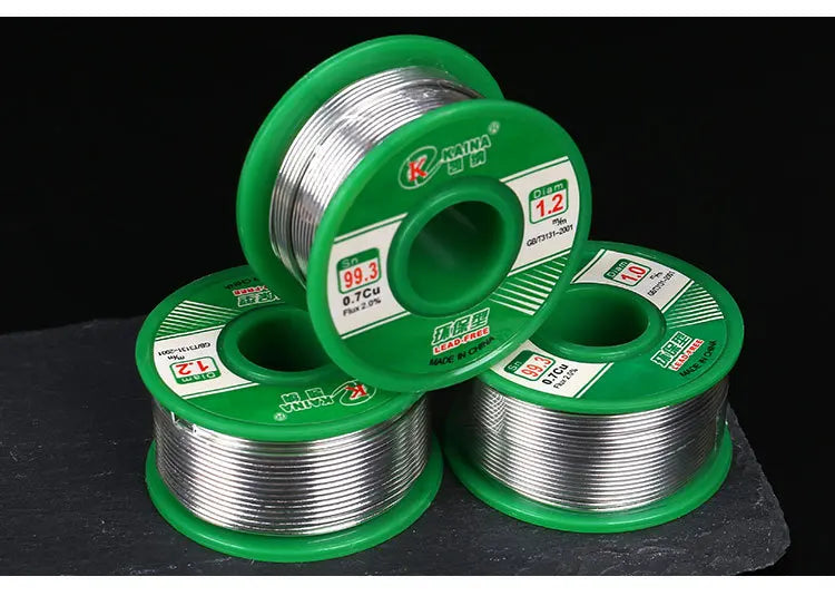 Lead-free Solder Wire SN99.3Cu0.7 Environmental Protection tin Wire Flux Reel Welding line Soldering Wire Roll High Purity