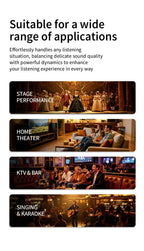 YS-TB21H TPA3116 Bluetooth 5.1 Audio Amplifier Board 2.1 Channel 50Wx2+100W Subwoofer APP Control HiFi Stereo Power Amp