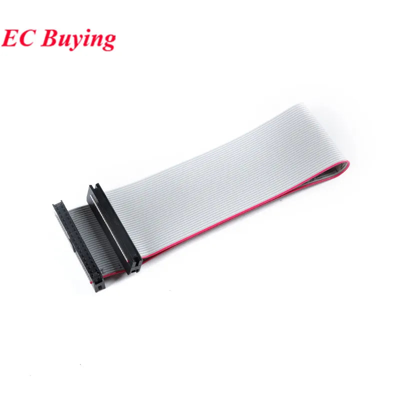 Gray Flat Ribbon Cable 1.27MM 2.0MM 2.54MM Pitch AVR 20cm Data Line Wire FC-6/8/10/12/14/16/20/24/26/30/34/40/50P Pin Connector