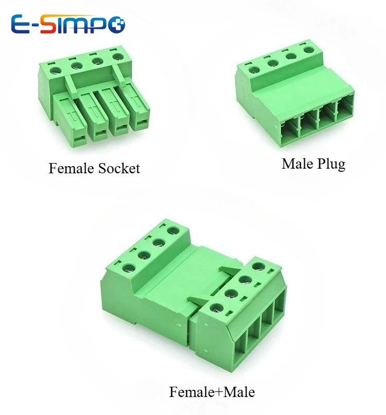 5/10PCS 7.62MM Large spacing 2EDG 2EDGRK 2-16P Welding free Docking Aerial Plug-in Terminal Block PCB Termianl Connector