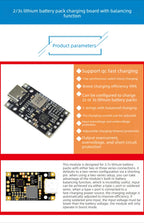 1-10PCS Type-C BMS with Balance Charging 15W Fast Charge Li-ion Battery Boost Module 2S 3S 8.4V 12.6V for DIY Charger PCB Board