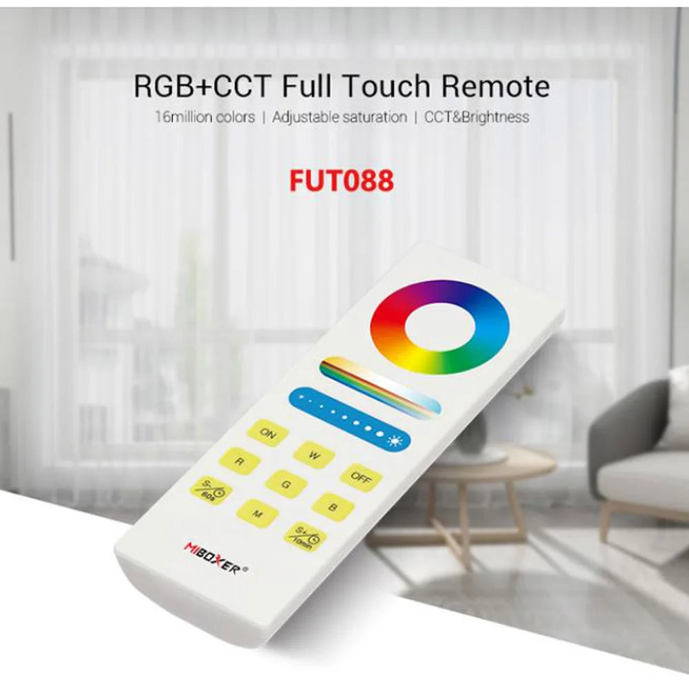 Miboxer Tuya APP Smart Controller WiFi+2.4G FUT035W+ 2in1 FUT037W+ 3in1 DC12-24V Single Color Dual White RGB RGBCCT LED Strip