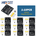 1/5/10pcs MT6701 Magnetic Encoder Magnetic Induction Angle Measurement Sensor Module 14bit High Precision Replacement AS5600