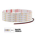 5mm 8mm Led Strip Light RA98 10mm PCB 2700K 3000K 3500K 4000K 5000K 6000K 5m 10m 24V 2835 120 240 LEDs Flexible Tape Lighting