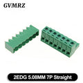 5Set/lot KF2EDGK Terminal Block Male Female 5.08 mm Plug-in Seal PCB Connector 2EDG PCB 2P 3P 4P 5P 6P 7P 8P 9P 10P 12P