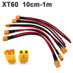 10CM-1M XT60 H Plug with Cable Connector Male/Female Sheath Cover 12AWG Silicon Wire for Model Aircraft Electric