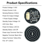 DC 3-24V Momentary/Latching Touch Sensor Switch Module JR223B Induction Capacitive Switch SI4164 MOSFET Led Light POWER Control
