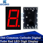 1~20PCS EGBO 0.56 inch 1bit Common Cathode Digital Tube Red LED Digit Display 7 Segment 0.5inch 0.5 0.56 inch 0.56'' 0.56in