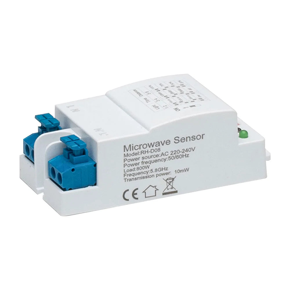 Diymore 5.8G Microwave Radar Sensor Switch DIP AC220-240V DIP Radar Sensor Module Motion Detector