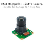 IMX477 Camera Module for Raspberry Pi & Jetson Nano, 12.3MP High Definition CSI-2 MIPI Sensor