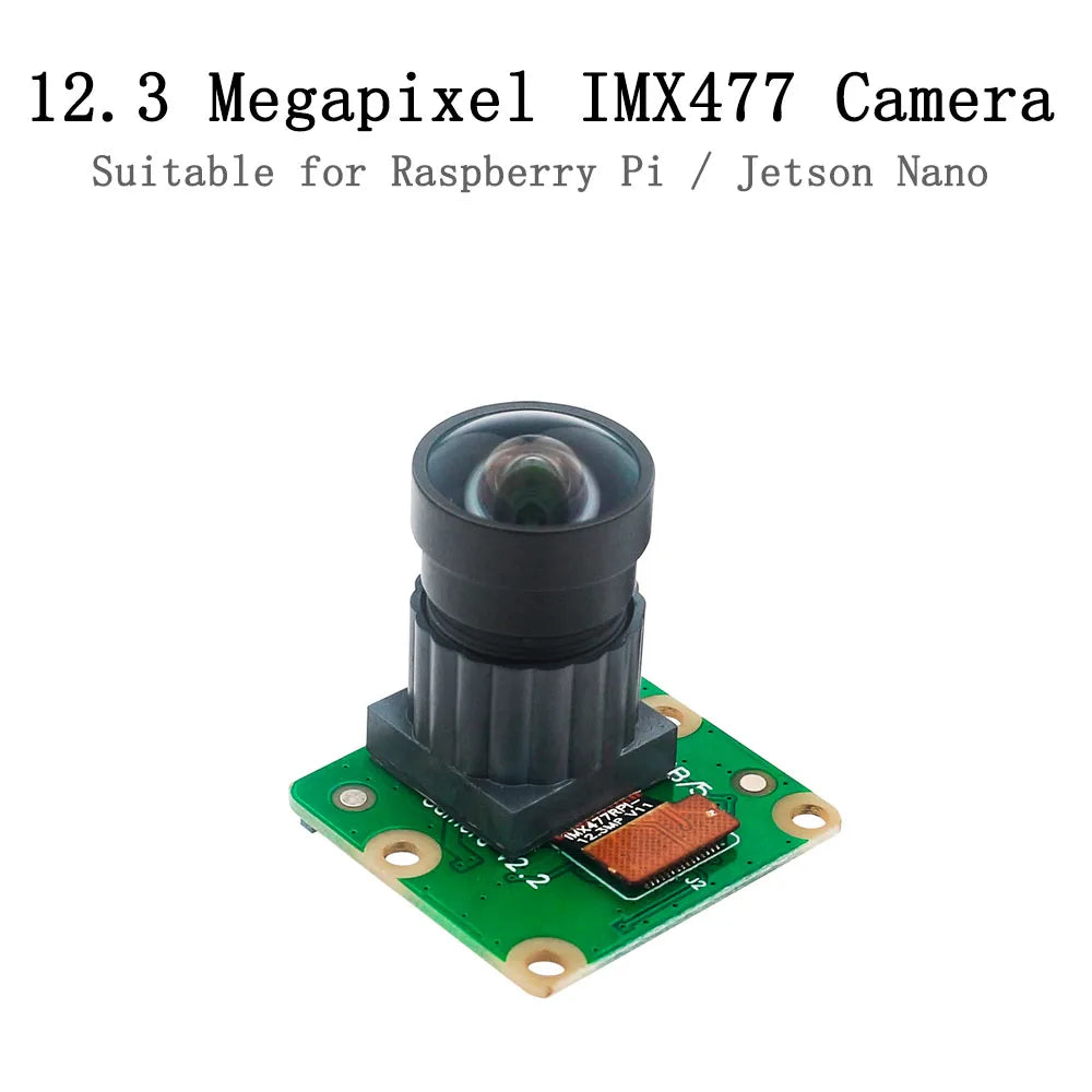 IMX477 Camera Module for Raspberry Pi & Jetson Nano, 12.3MP High Definition CSI-2 MIPI Sensor