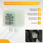 Car Engine Control Unit ECU & Fuel Pump 5-Pin Relay (No.30) 165906381 165 906 381 for Volkswagen VW Passat B5 Corrado Audi A4 A6