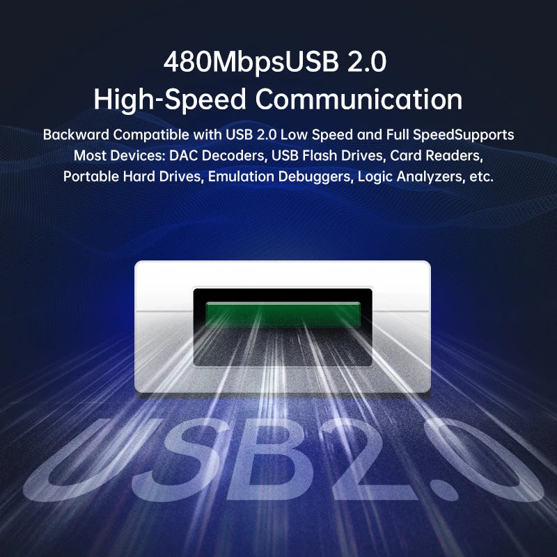 ALIENTEK USB 2.0 High-Speed Isolator HUB23 Industrial-Grade 480Mbps Opto-Coupler Photoelectric Protection Module