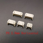 10Pcs JST XH 2.54/PH 2.0/ZH 1.5/1.25mm / SH 1.0mm Pitch Male Plug Pin Header Socket Horizontal/Vertical SMD Connector 2/3/4/5/6P