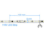 110V 220V LED Strip 2835 120LEDs/m Home Lamp Strip Red Ice Blue Green Yellow Pink 120V 230V Flexible Cuttable 20M Soft Light Bar